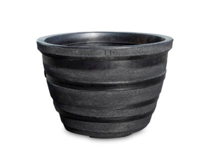 Lignum 55 pot à fleurs 81cm noir 1