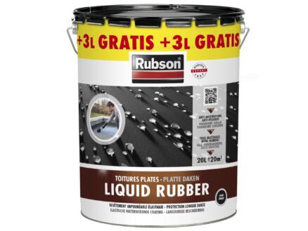 Liquid rubber 20l + 3l gratis zwart 1