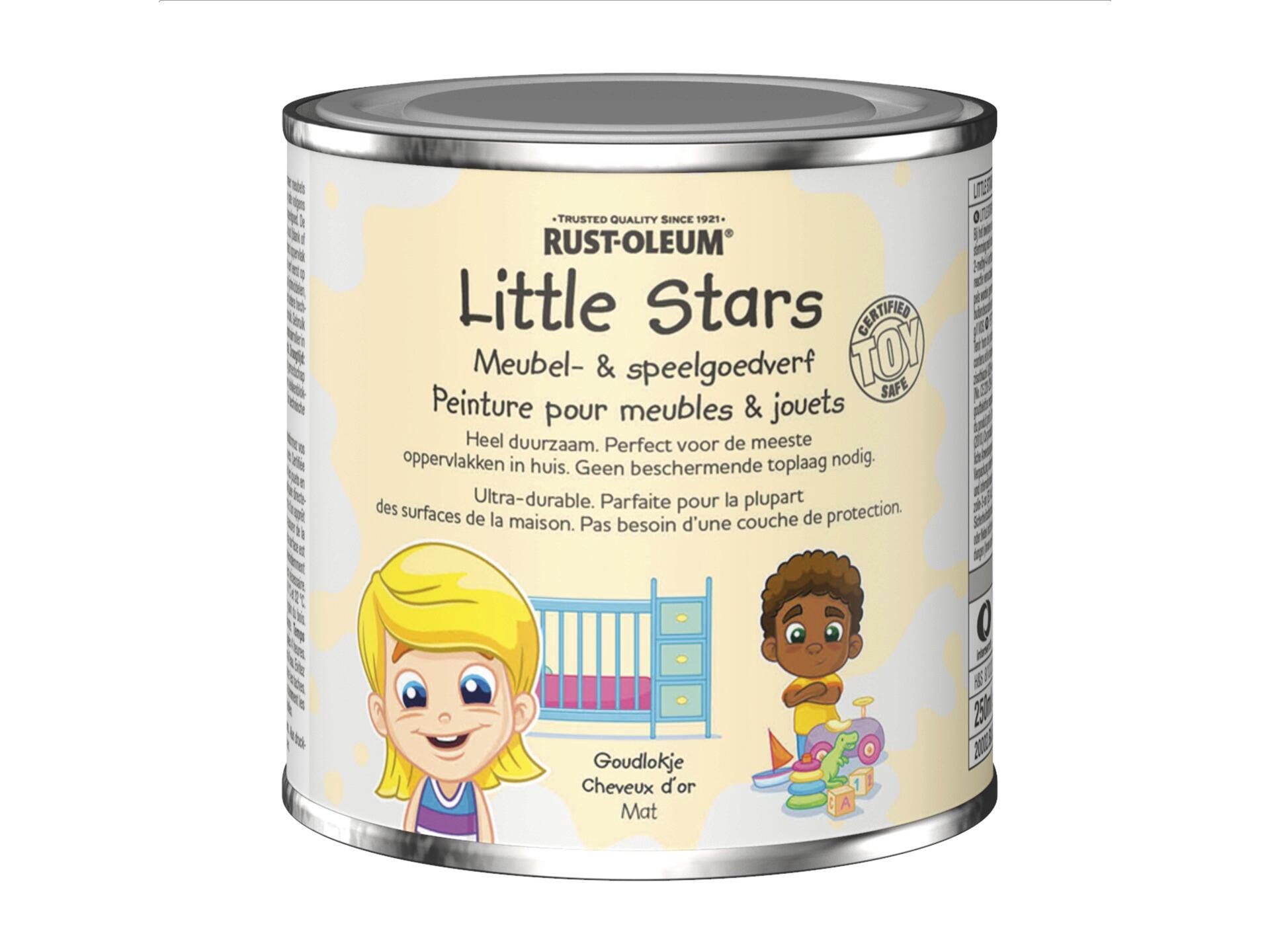 Rust-oleum Little Stars meubel- en speelgoedverf 250ml goudlokje