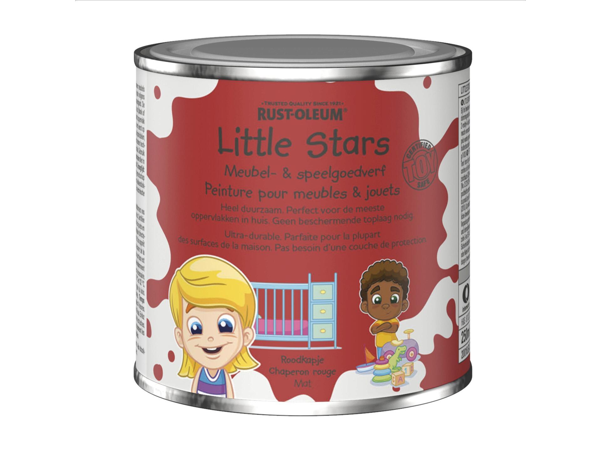 Rust-oleum Little Stars meubel- en speelgoedverf 250ml roodkapje