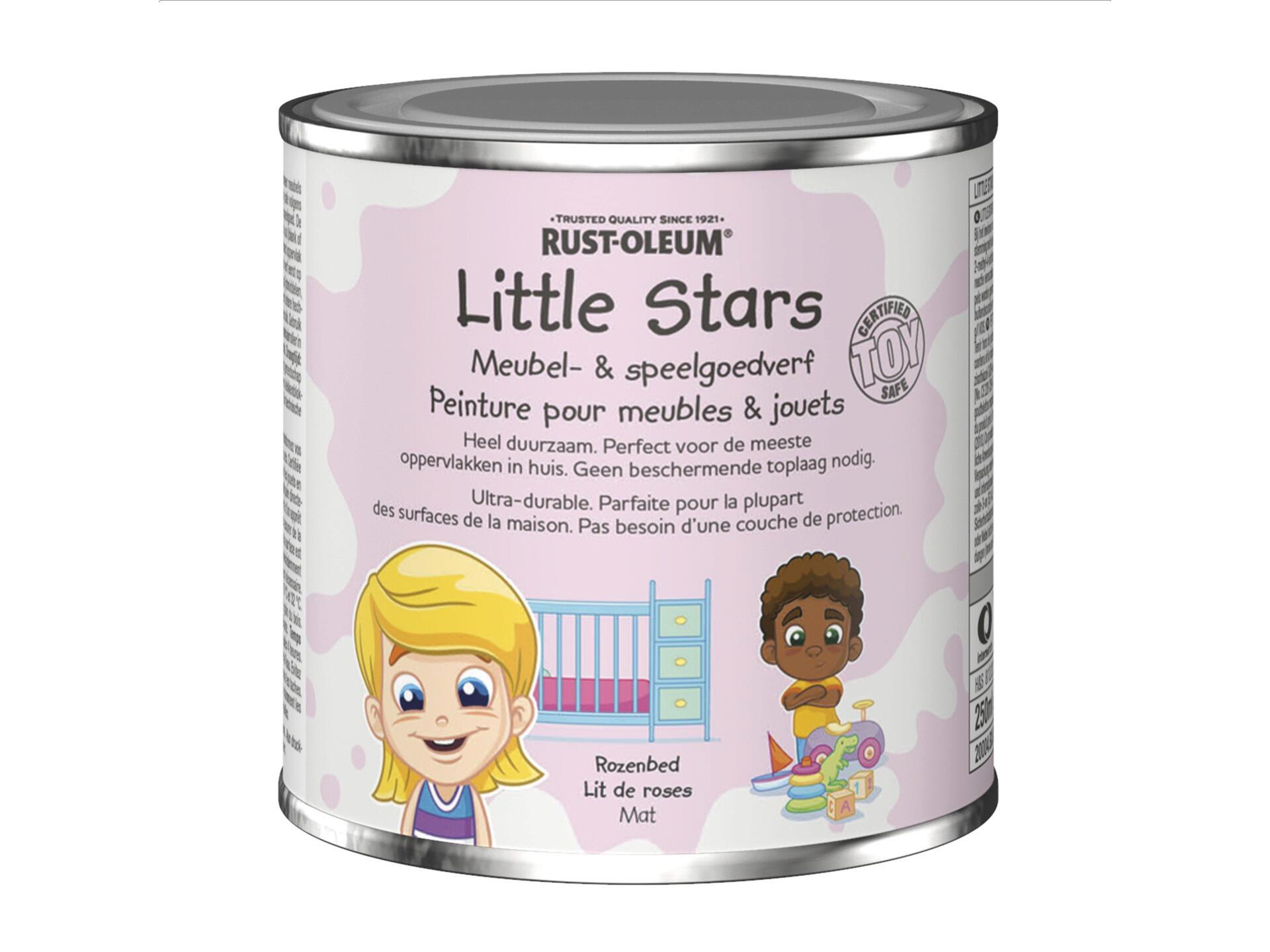Rust-oleum Little Stars meubel- en speelgoedverf 250ml rozenbed