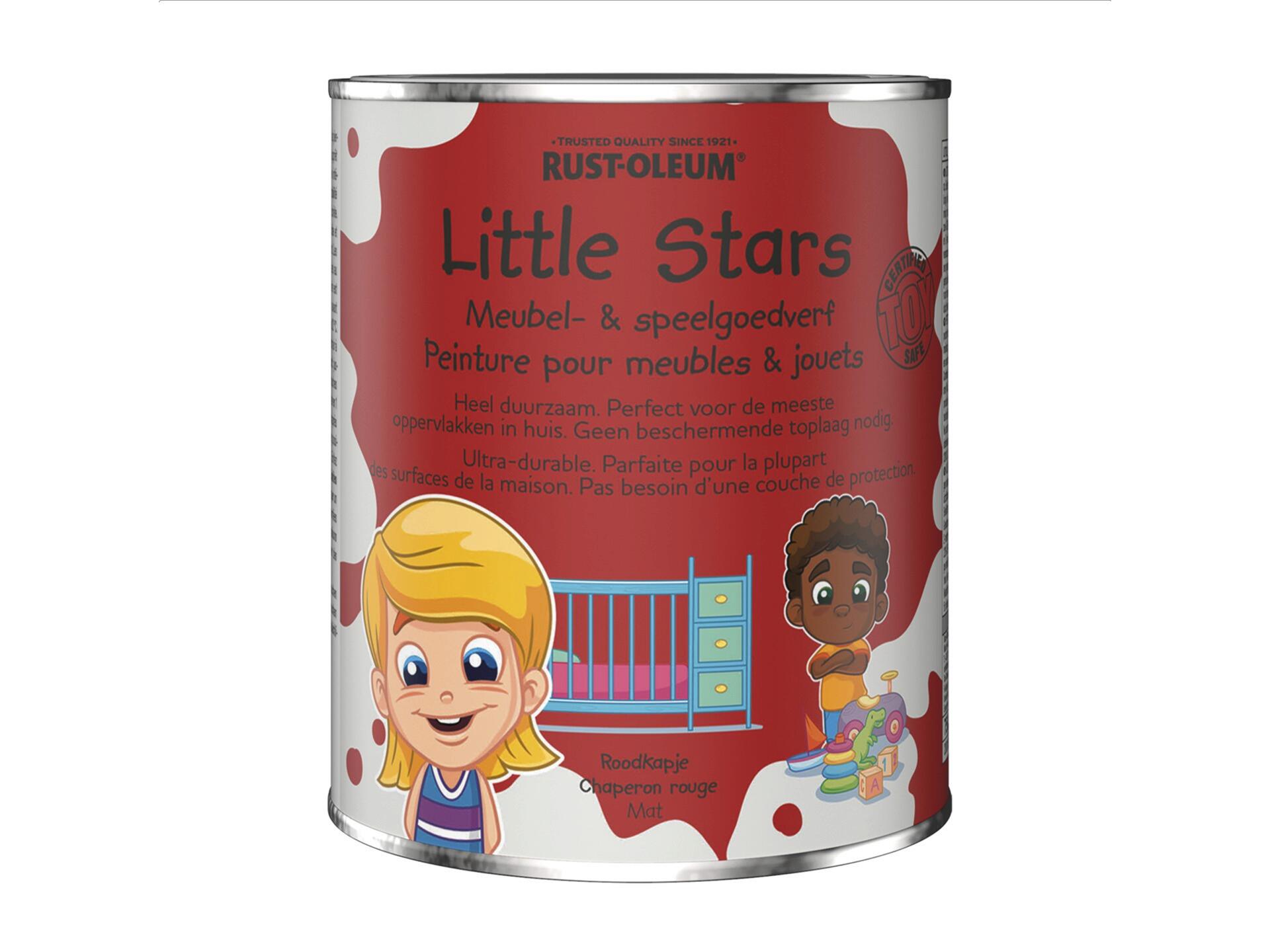Rust-oleum Little Stars meubel- en speelgoedverf 750ml roodkapje