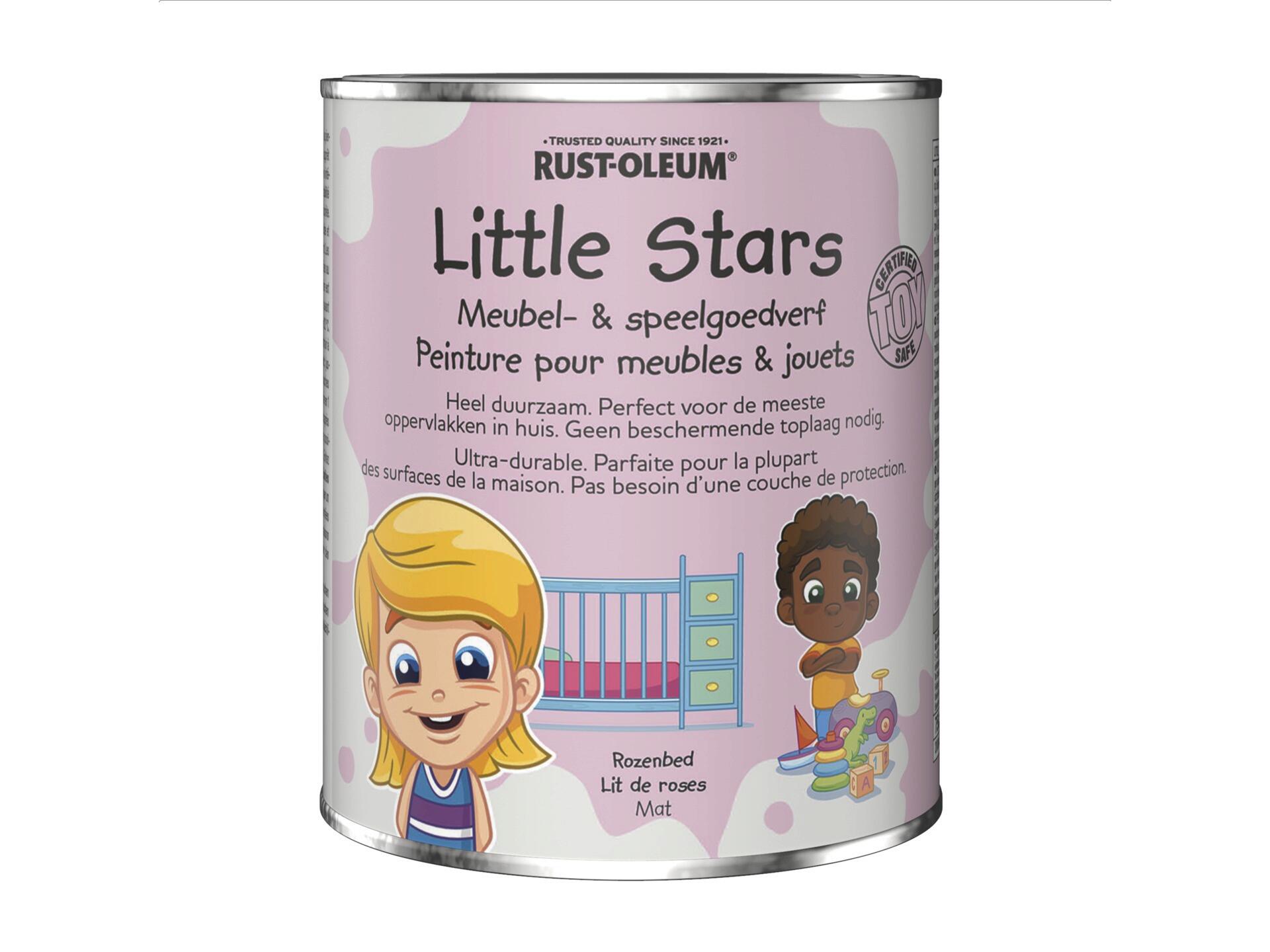 Rust-oleum Little Stars meubel- en speelgoedverf 750ml rozenbed