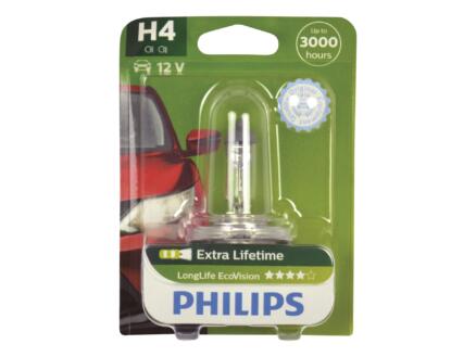 Philips LongLife EcoVision 12342LLECOB1 ampoule H4 55W