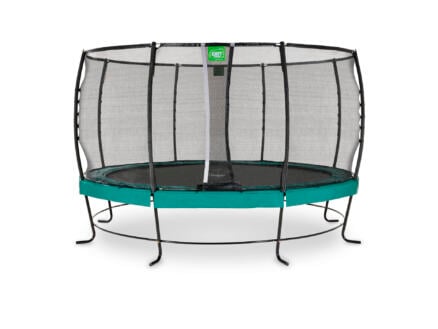 Lotus Premium trampoline 427cm + veiligheidsnet groen 1