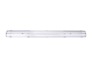 Luminaire fluorescent TL avec lampe LED G13 2x18 W 1260mm blanc froid