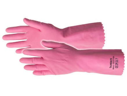 Busters Magic Touch huishoudhandschoenen L/XL latex roze 1