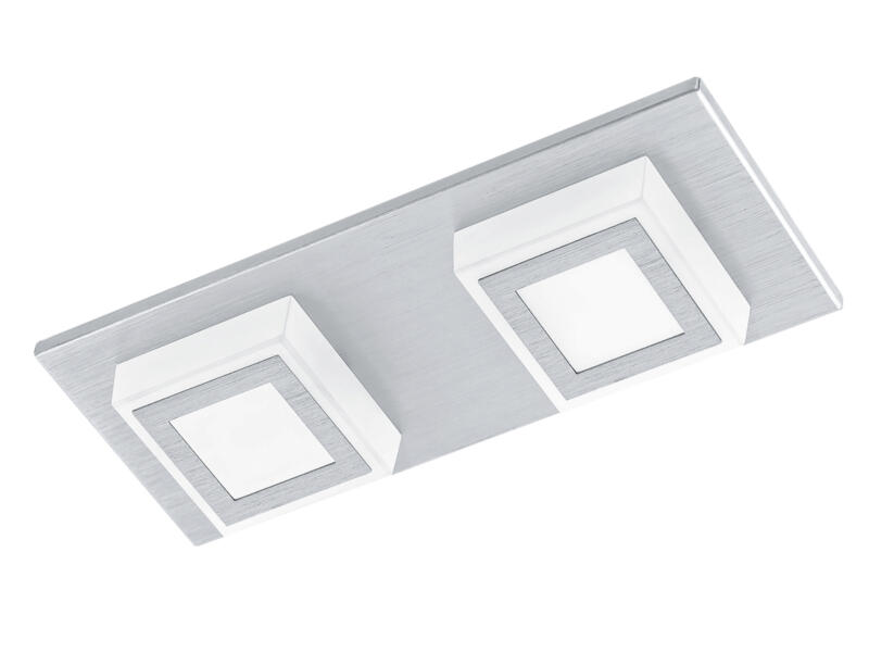 Eglo Masiano spot de plafond LED 2x3,3 W aluminium