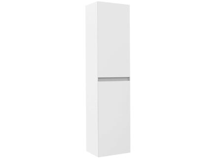 Max meuble colonne 35cm 2 portes blanc mat 1