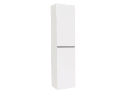 Max meuble colonne 35cm 2 portes blanc 1