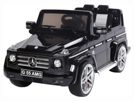 Mercedes-Benz G55 AMG elektrische kinderauto zwart met afstandsbediening 1