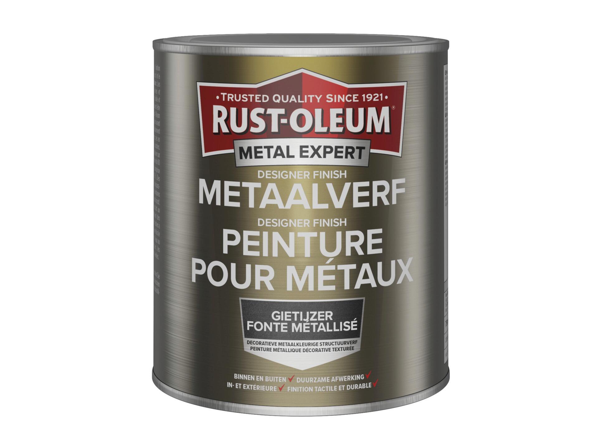Rust-oleum Metal Expert Designer Finish metaalverf 750ml gietijzer