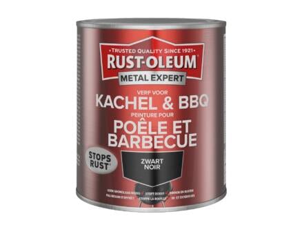 Rust-oleum Metal Expert kachel en BBQ-verf 750ml zwart 1