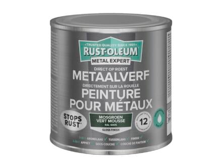 Rust-oleum Metal Expert metaalverf hoogglans op waterbasis 250ml mosgroen 1