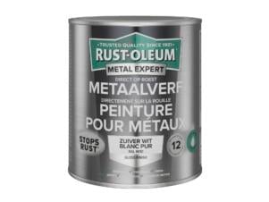Rust-oleum Metal Expert metaalverf hoogglans op waterbasis 750ml zuiver wit