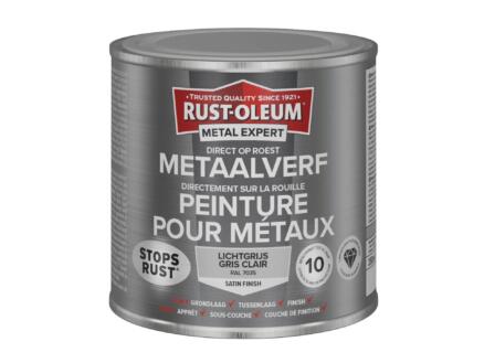 Rust-oleum Metal Expert metaalverf zijdeglans 250ml lichtgrijs 1