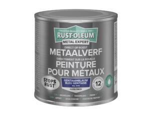 Rust-oleum Metal Expert peinture pour métaux brillant à base d'eau 250ml bleu gentiane