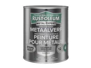 Rust-oleum Metal Expert peinture pour métaux brillant à base d'eau 750ml gris clair