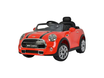 Mini Cooper Cabrio F57 elektrische kinderauto rood + afstandsbediening 1