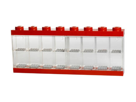 Minifigure 16 boîte de rangement rouge