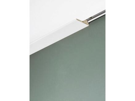 Maestro Moulure de plafond avec rail 40x8 mm 270cm noble gloss white 2 stuks 1