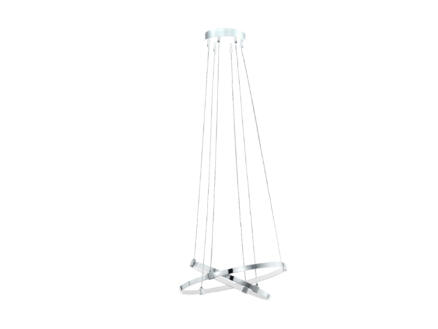 Eglo Nebreda suspension LED 7W chrome/blanc 1