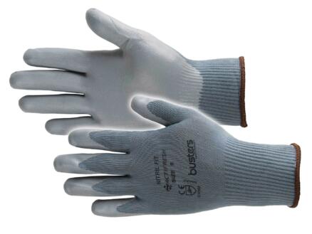 Busters Nitril Fit gants de travail M nylon gris 1