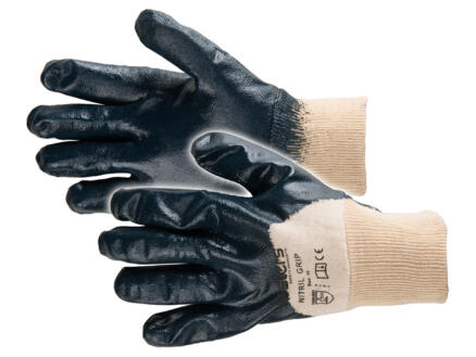 Nitril Grip gants de travail 10/XL bleu 1