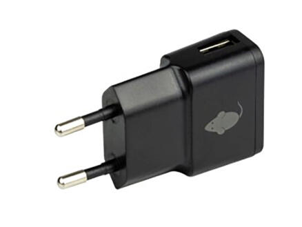 GreenMouse Oplader USB 1A zwart 1
