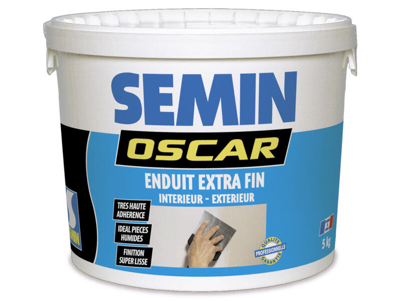 Semin Oscar enduit de lissage 5kg | Hubo