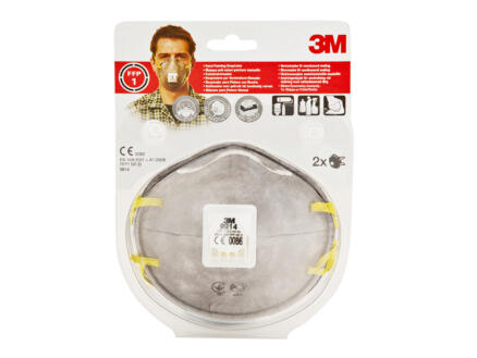 3M P1V NR 9914C masque anti-poussière et anti-odeur FFP1 2 pièces 1