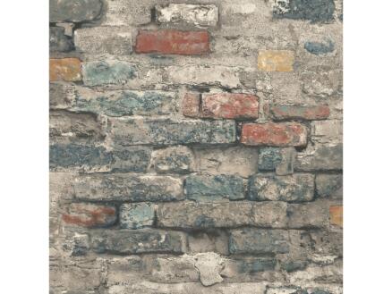 PS Decor Brick Alley papier peint adhésif 51,1cm x 5,03m brique