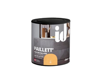 Paillett' peinture meubles bois et MDF 0,5l or