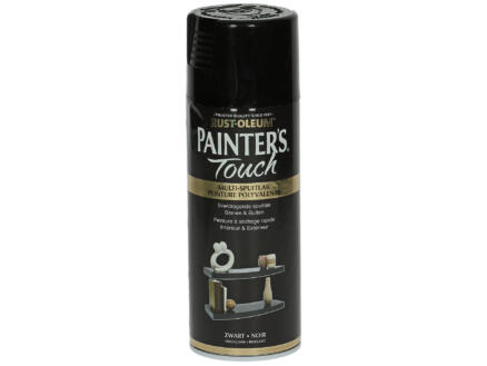 Rust-oleum Painter's Touch lakspray hoogglans 0,4l zwart 1