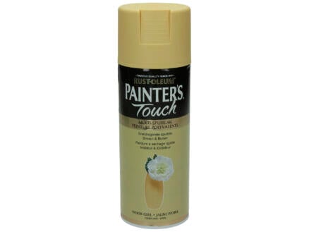 Rust-oleum Painter's Touch lakspray zijdeglans 0,4l ivoor geel 1