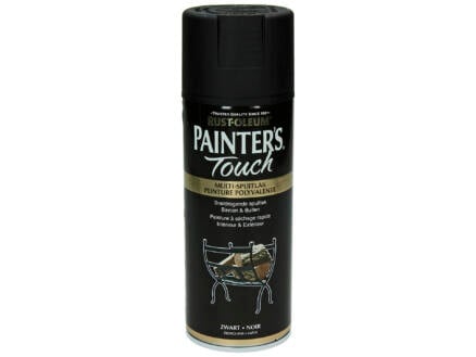 Rust-oleum Painter's Touch lakspray zijdeglans 0,4l zwart 1