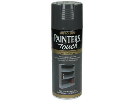 Rust-oleum Painter's Touch laque en spray brillant 0,4l gris foncé 1