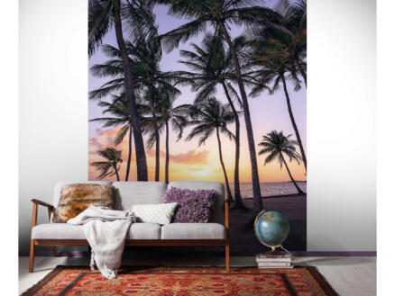 Komar Palmtrees Beach intissé photo numérique 2 bandes