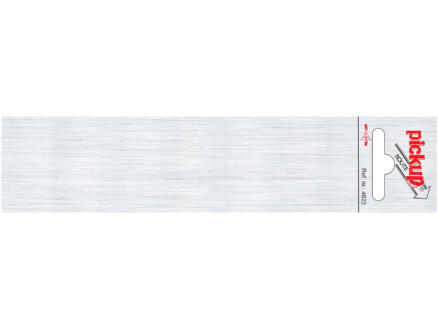 Panneau de porte autocollant blanco 16,5x4,4 cm look aluminium 1