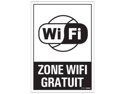 Panneau zone wifi gratuit 23x33 cm 1