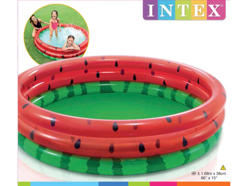 Intex Pastèque piscine enfants 168x38 cm