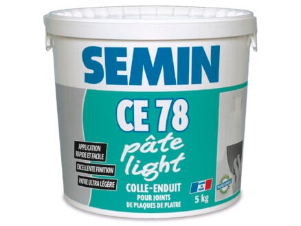 Semin Pâte Light voegmiddel voor gipsplaten 5kg 1