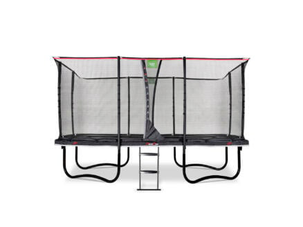 PeakPro trampoline 244x427 cm + veiligheidsnet zwart 1