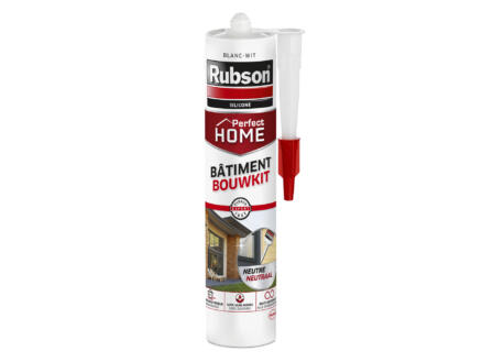 Rubson Perfect Home mastic silicone bâtiment 280ml blanc 1