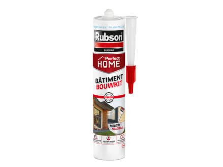 Rubson Perfect Home mastic silicone bâtiment 280ml transparent 1