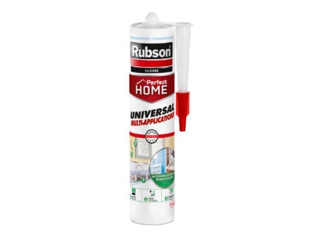 Rubson Perfect Home mastic silicone universel 280ml transparent 1