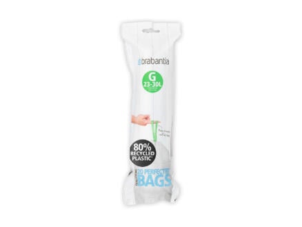 Brabantia PerfectFit sac poubelle recyclé 23-30 l 20 pièces 1