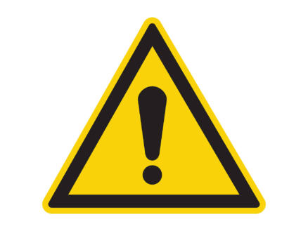 Pictogramme danger triangle 200x200 mm 1