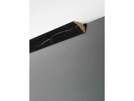 Maestro Plafondlijst 35x22 mm 270cm calm black marble 2 stuks 1