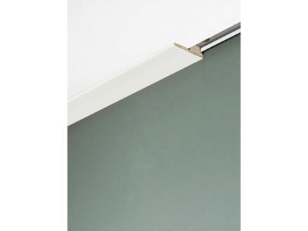 Plafondlijst met rail 40x10 mm 270cm calm/crisp white lacquered 2 stuks